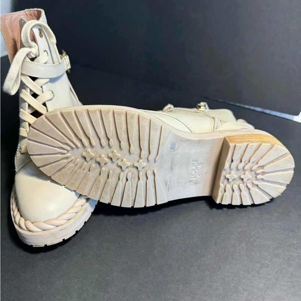Louise et Cie Hiking Style Boots, Off White, Ankle High, 6M NWOT - Picture 4 of 8